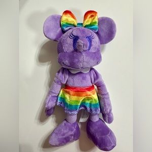 Rainbow Disney collection Minnie Mousse plush
